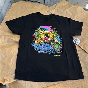 Neff Neon Grizzly Bear Tee
